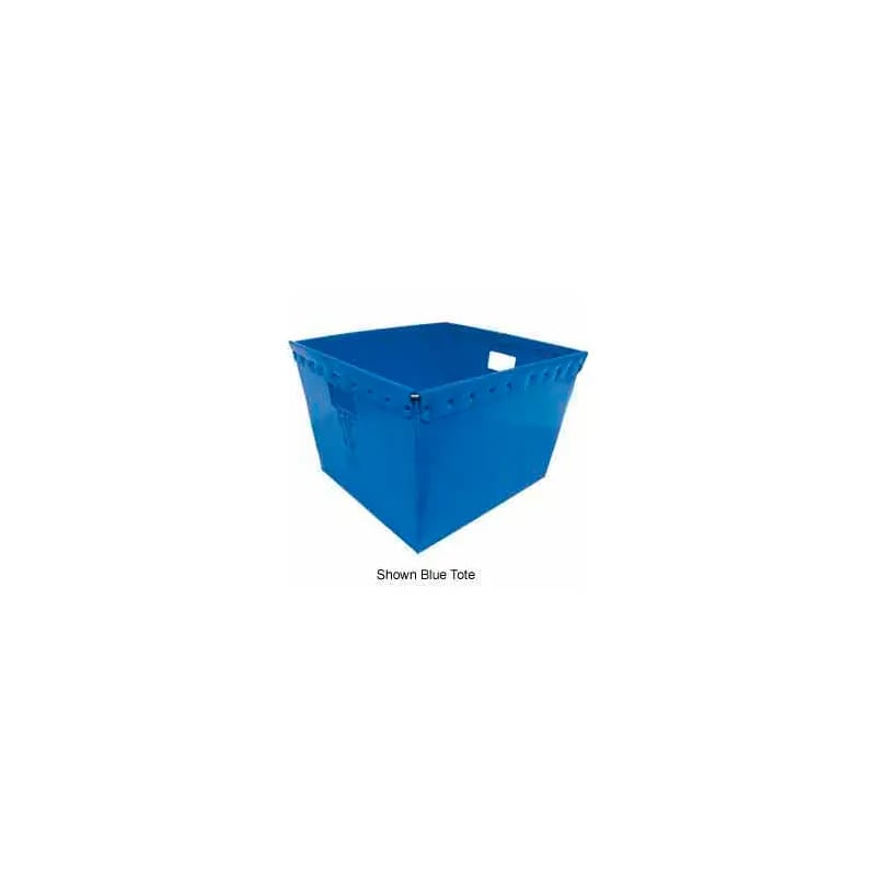 B431007 21 x 19 x 14 in. Corrugated Plastic Nestable Tote, Red - Pack of 4