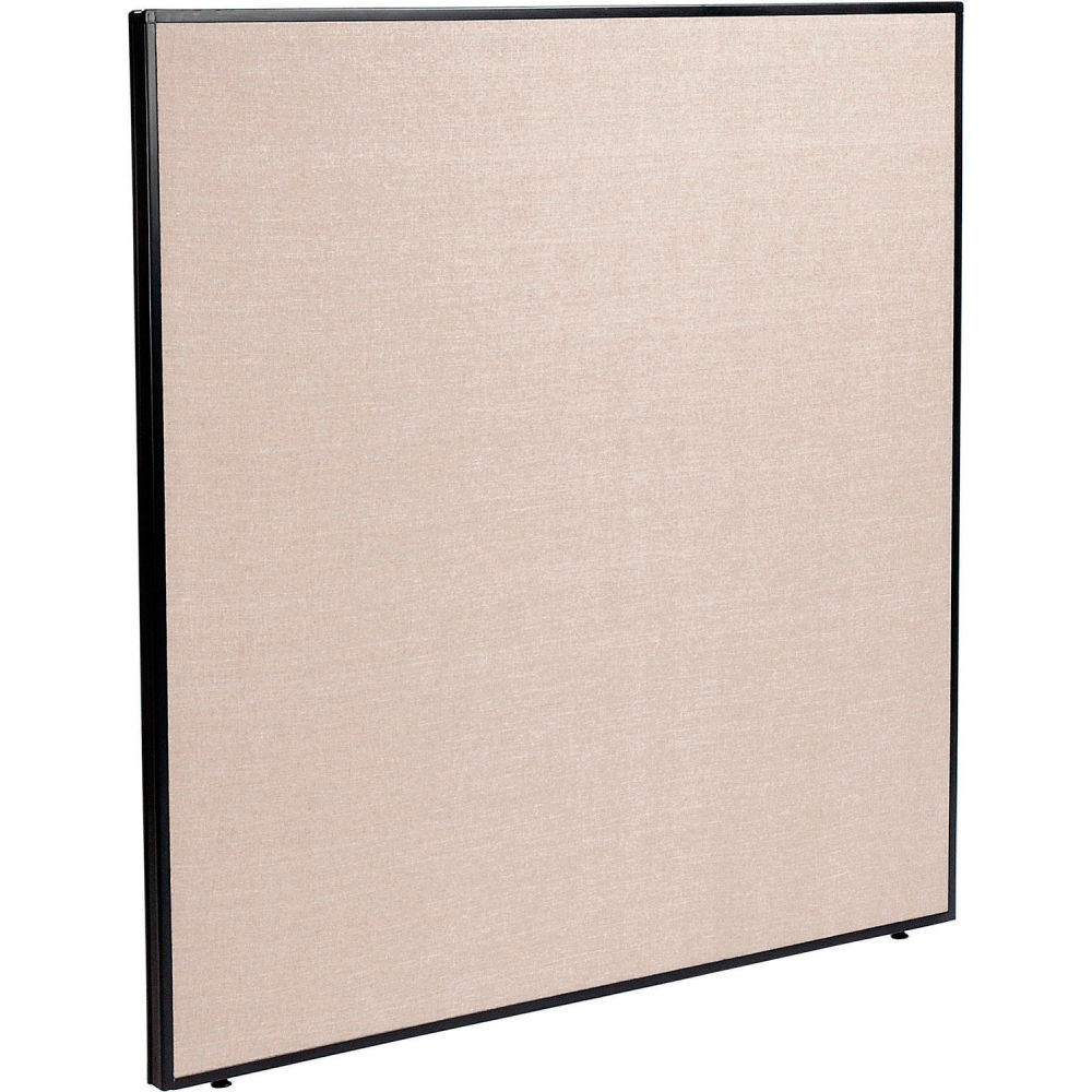 Global Industrial 238639TN Interion Office Partition Panel - 60.25 x 60 in. - Tan