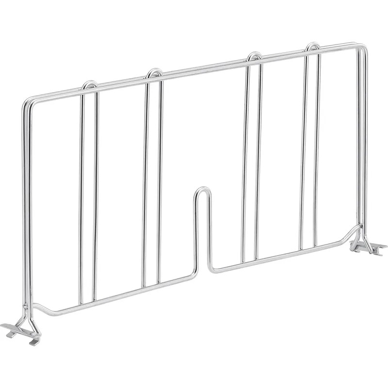 Global Industrial AD818S Nexel Stainless Steel Divider - 18 in. x 8 in.