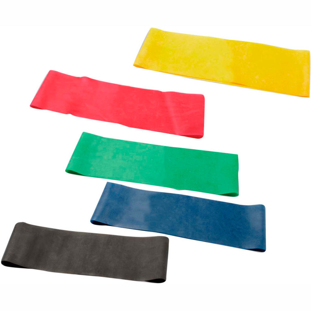 B2188803 CanDo Exercise Band Loop 10 in. Long 5 Color - Set of 10