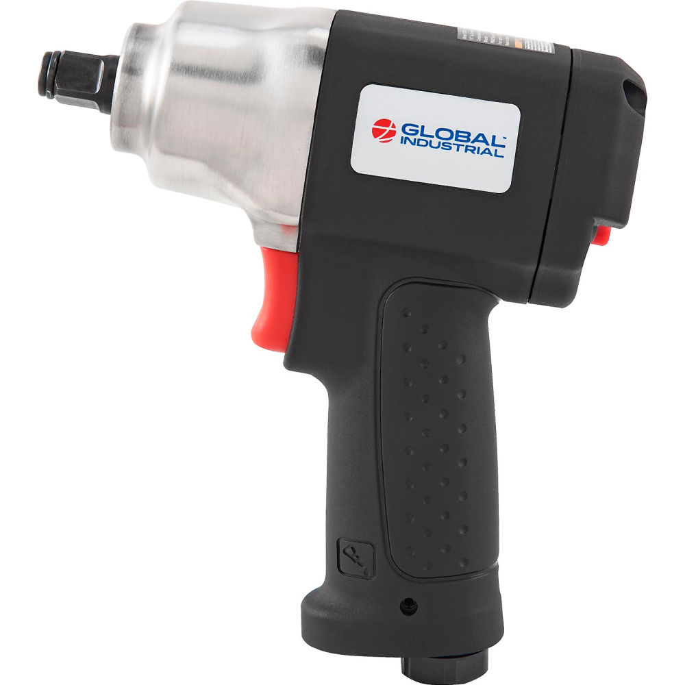 Global Industrial 133706 Composite Air Impact Wrench 0.5 in. Drive Size 400 Max Torque