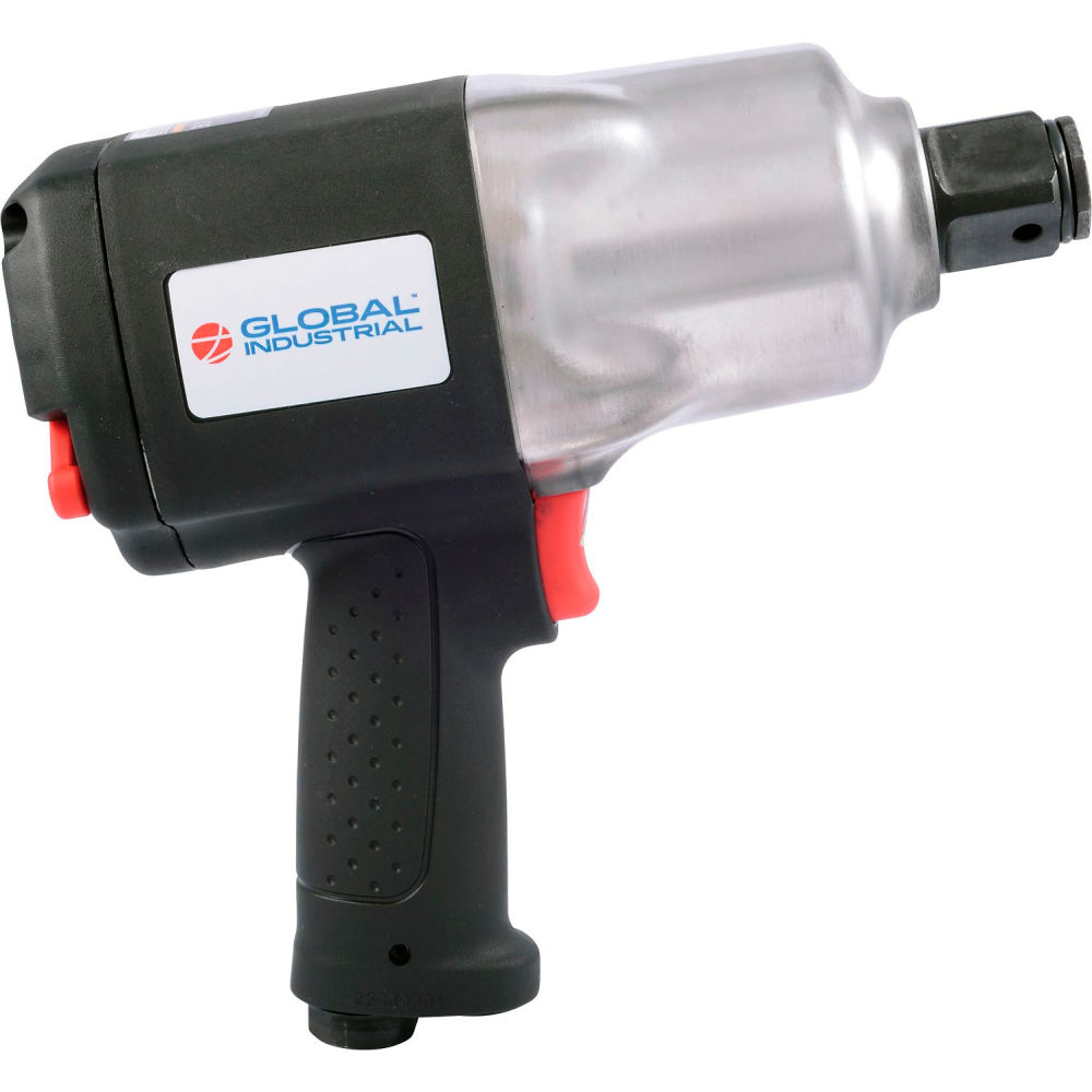 Global Industrial 133709 Composite Air Impact Wrench 1 in. Drive Size 1300 Max Torque