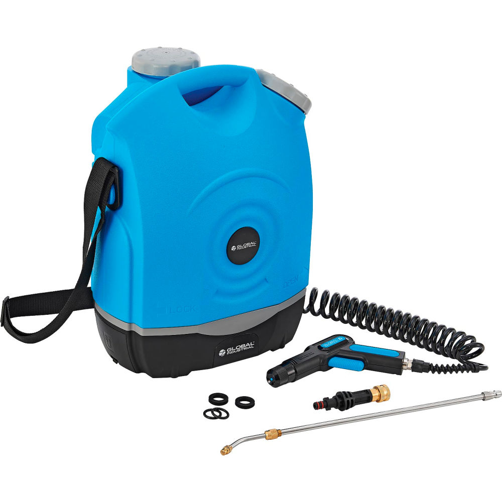 Global Industrial 604147 Battery Powered Portable AC Coil Cleaner