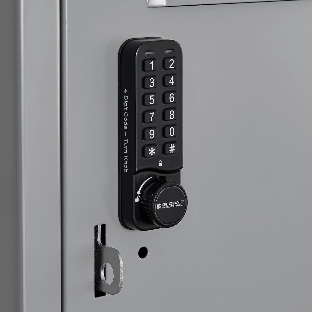 Global Industrial 641634 Electronic Vertical Keypad Lock