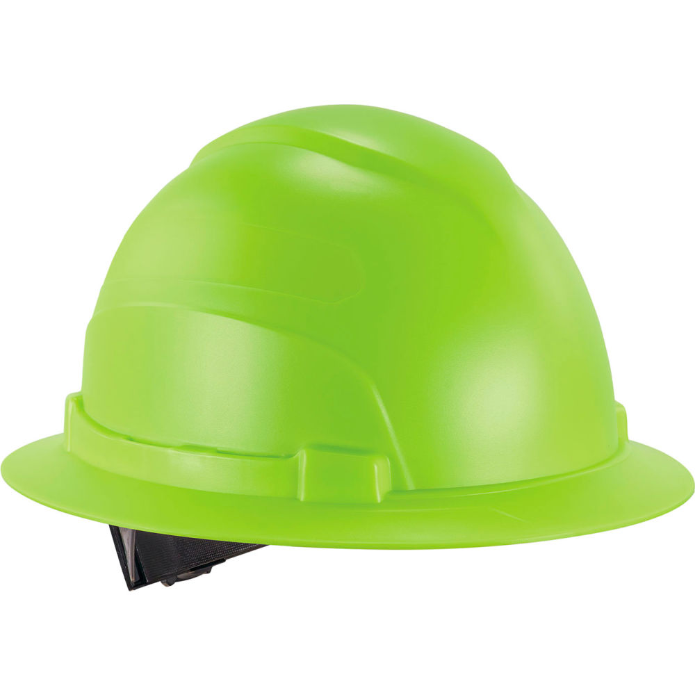 B3135772 Skullerz 8969 Lightweight Full Brim Hard Hat - Class E, Lime
