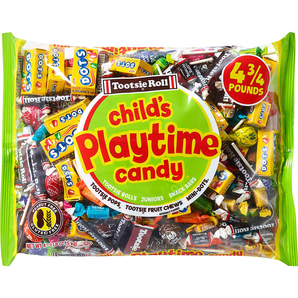 Picture of Green Rabbit Holdings B2946084 Tootsie Childs Play Candy Variety Bag - 4.75 lbs