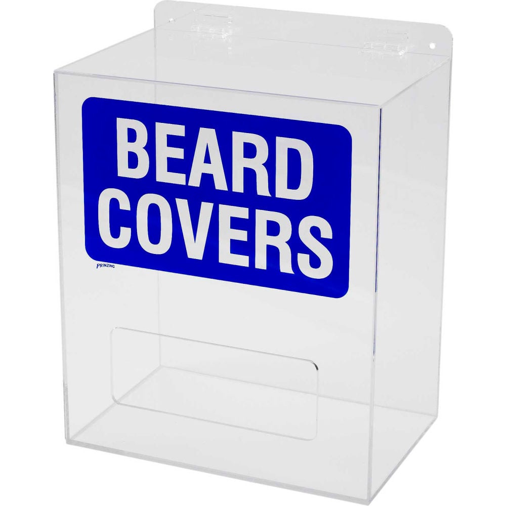 B2249620 PD325E Beard Cover Dispenser Acrylic 12 x 14 in.