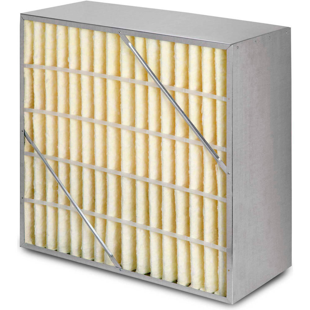 Global Industrial B2319339 Rigid Cell Air Filter Box with Synthetic Media MERV 15 20 x 24 x 12 in.