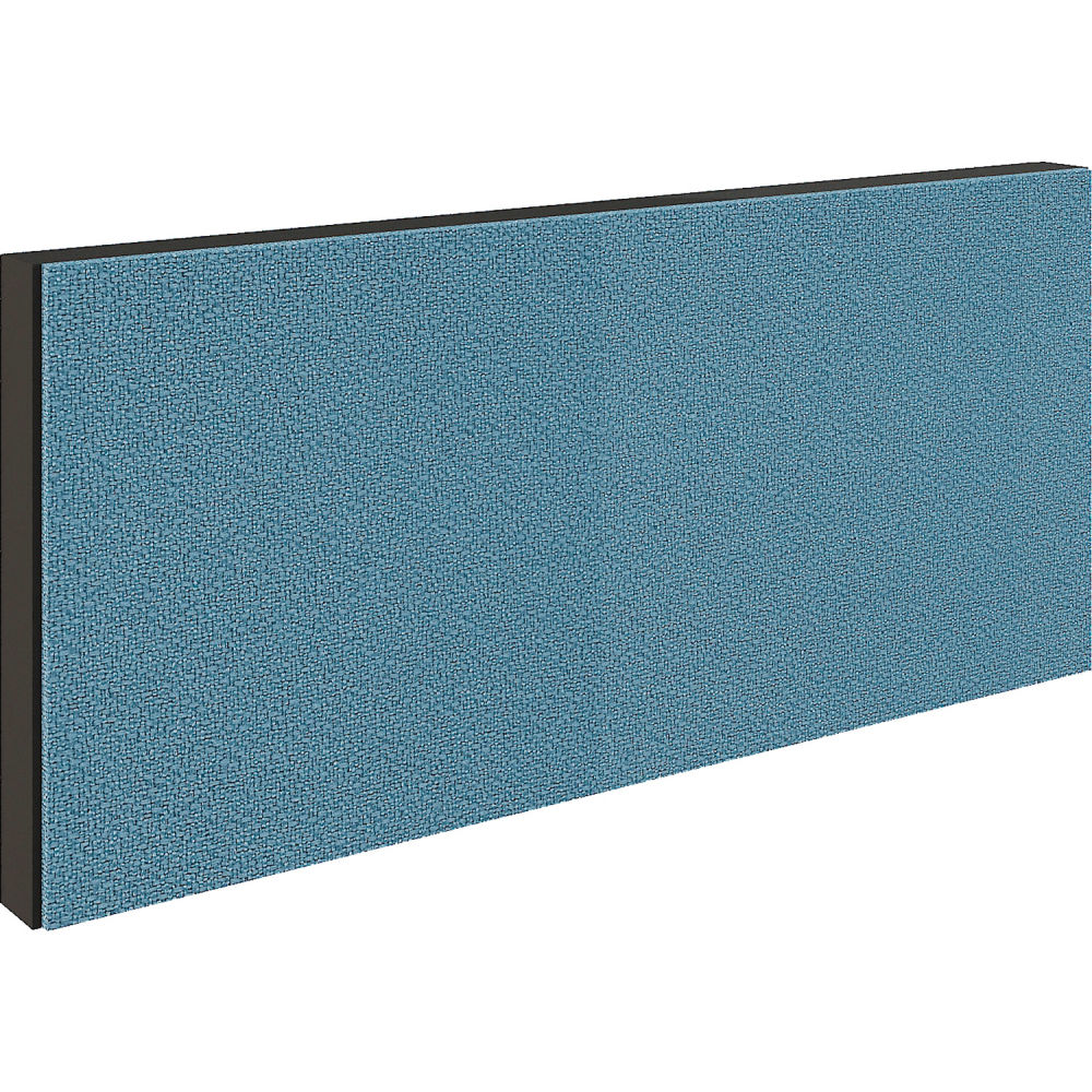 Global Industrial 695910SBL Interion Modular Partition Stacking Panel with Fabric 36 x 16 in. - Blue