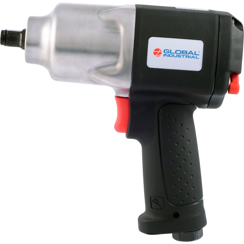 Global Industrial 133707 Composite Air Impact Wrench 0.5 in. Drive Size 1000 Max Torque