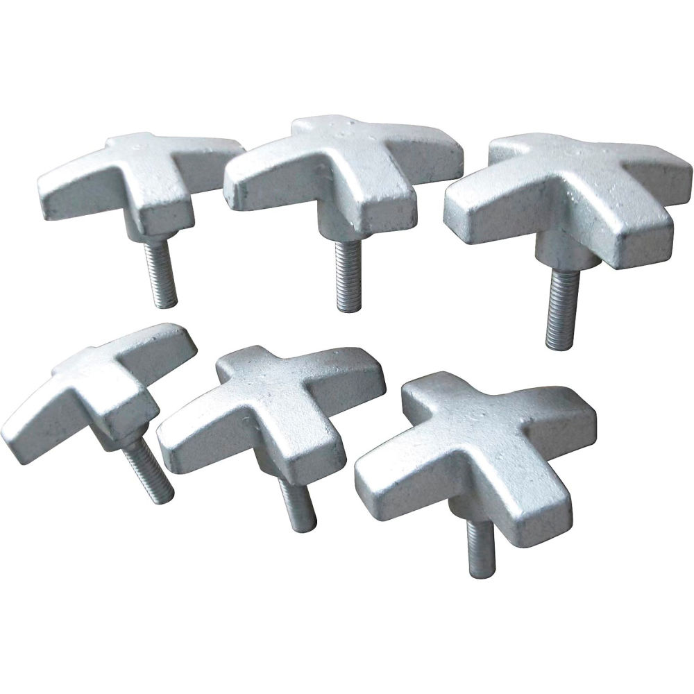Global Industrial 293208 Replacement Knobs for Gantry Cranes - Set of 6