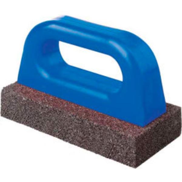 B607674 Fluted Rub Bricks Solid Float 8 x 3.5 x 1.5 in., 20 Grit Plastic Handle