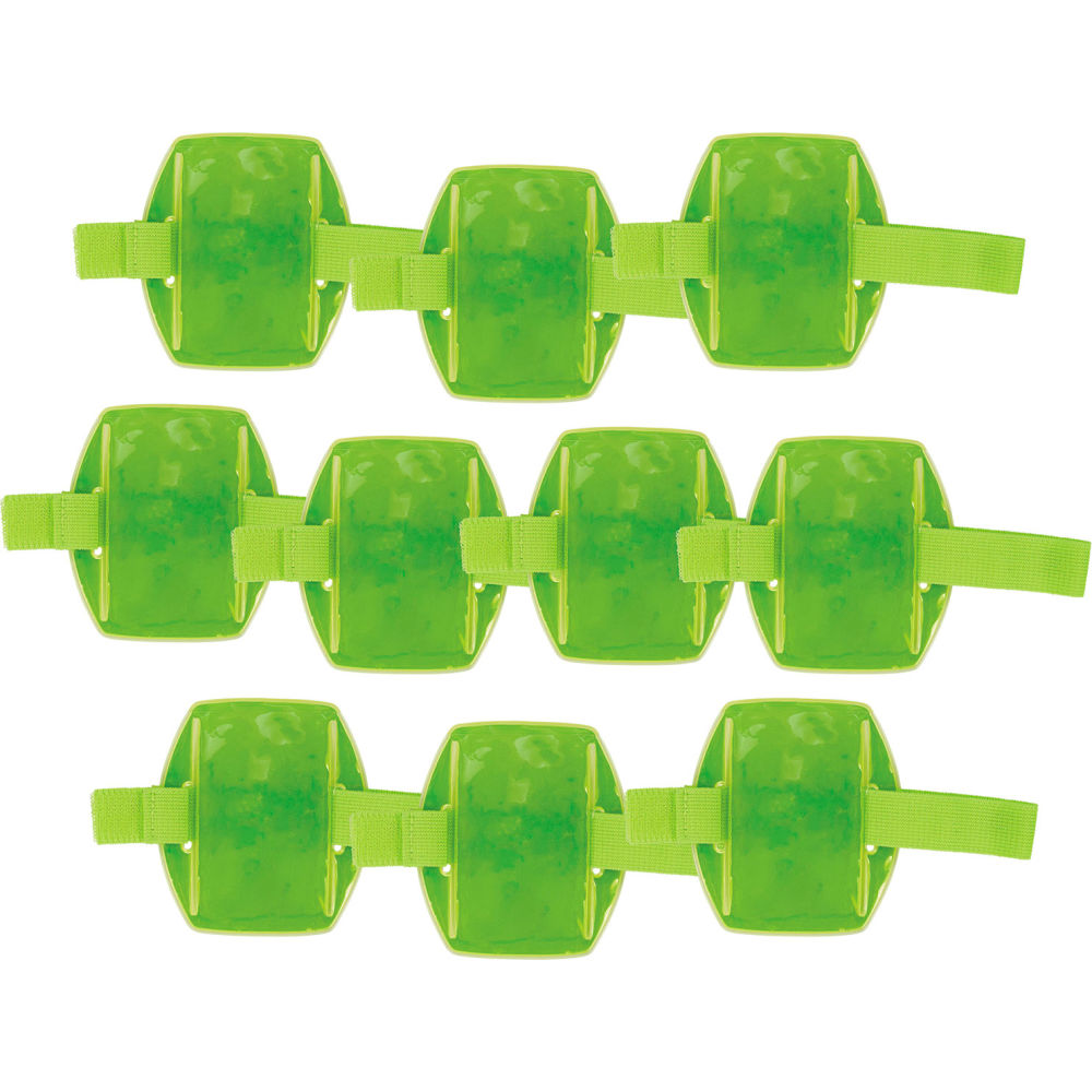 B3159154 Squids 3386 Arm Band ID & Decal Holder, Lime - One Size - Pack of 10