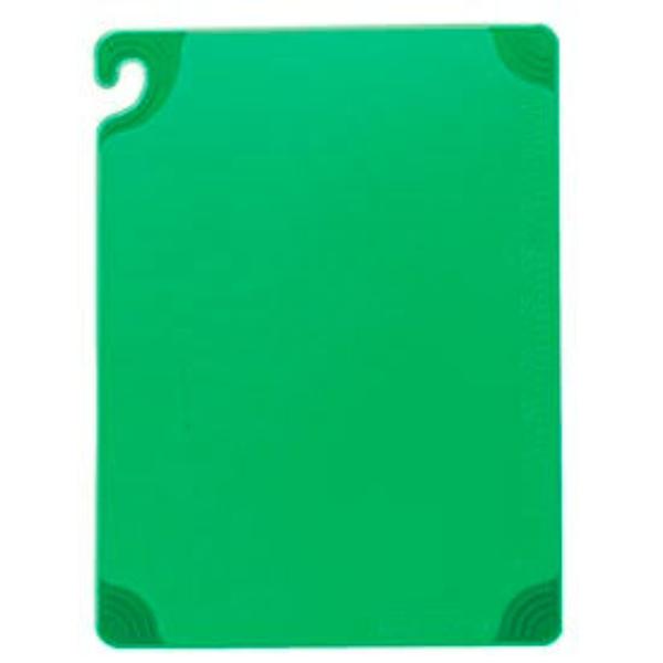 Picture of Carlisle Sanitary Maintenance B378695 Saf-T-Grip Cutting Boards&#44; Green - 12 x 18 x 0.5 in.
