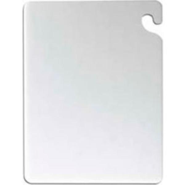 Picture of Carlisle Sanitary Maintenance B506763 Saf T Grip Cutting Board&#44; White - 6 x 9 x 0.375 in.