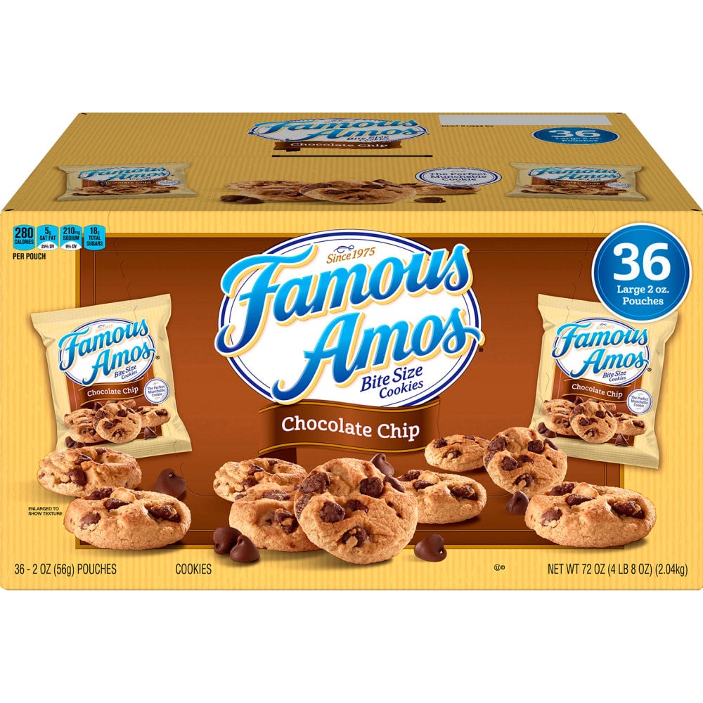 Picture of Green Rabbit Holdings B2946034 Famous Amos Chocolate Chip - 2 oz - 36 Count