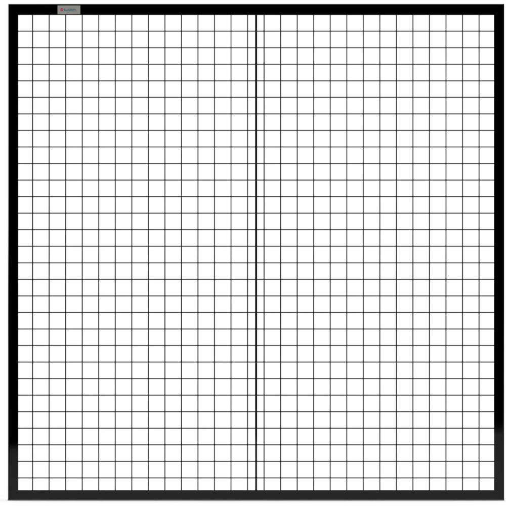 Global Industrial 800486BK 5 ft. Machine Wire Guard Panel, Black