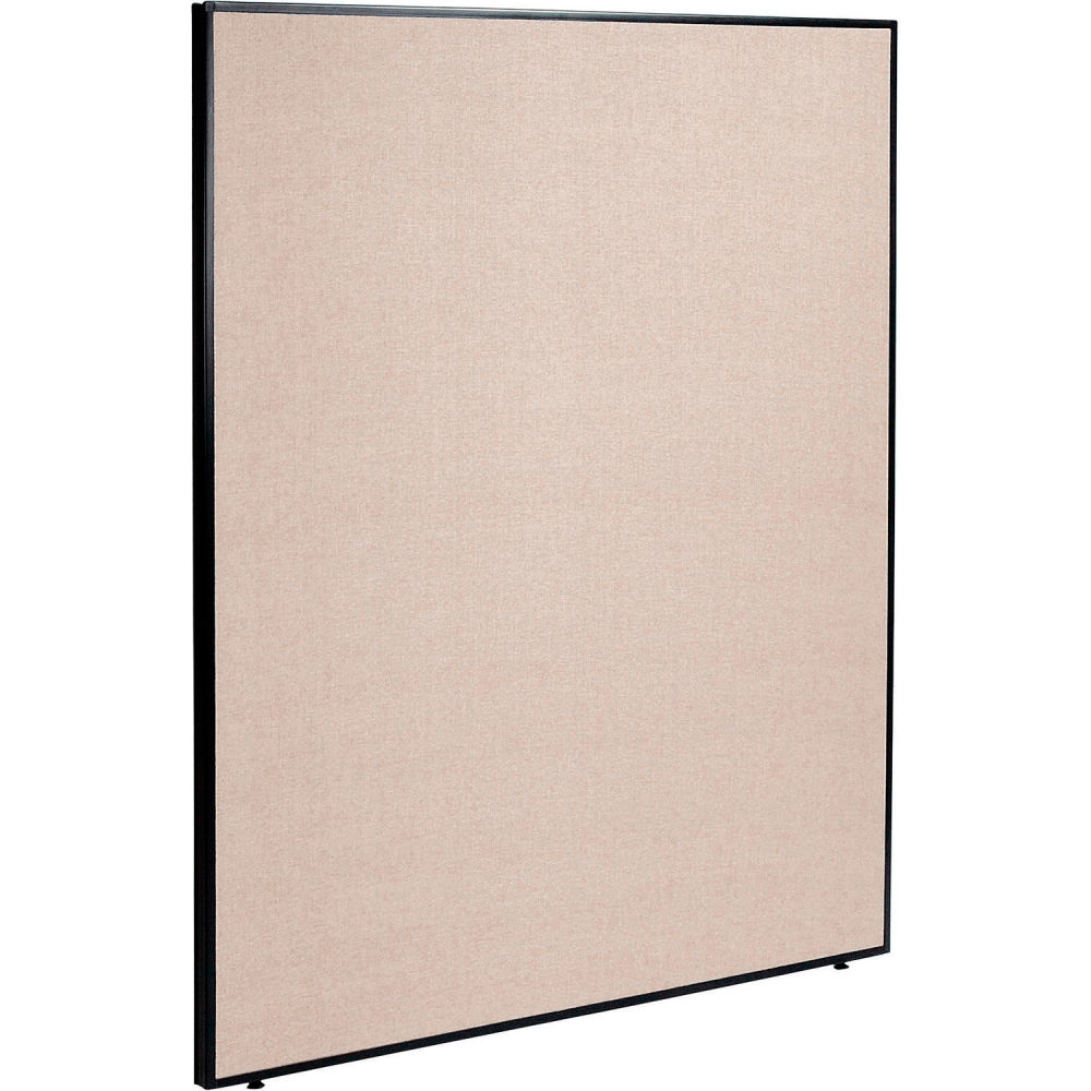Global Industrial 238640TN Office Partition Panel, Tan - 60.25 x 72 in.