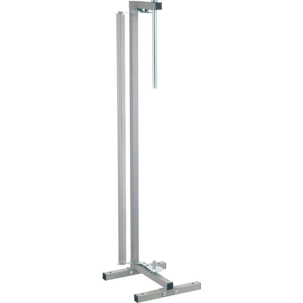 Vertical Paper Dispenser with Cutter - Gray - 48in. x 9in. Diameter - Steel Construction