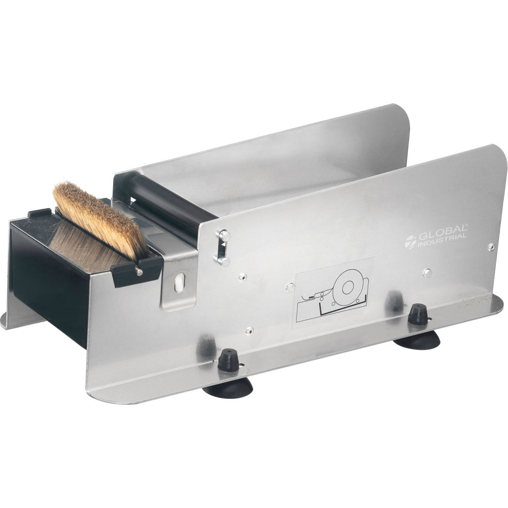 Global Industrial 412630 3 in. Pull & Tear Kraft Tape Dispenser, Silver