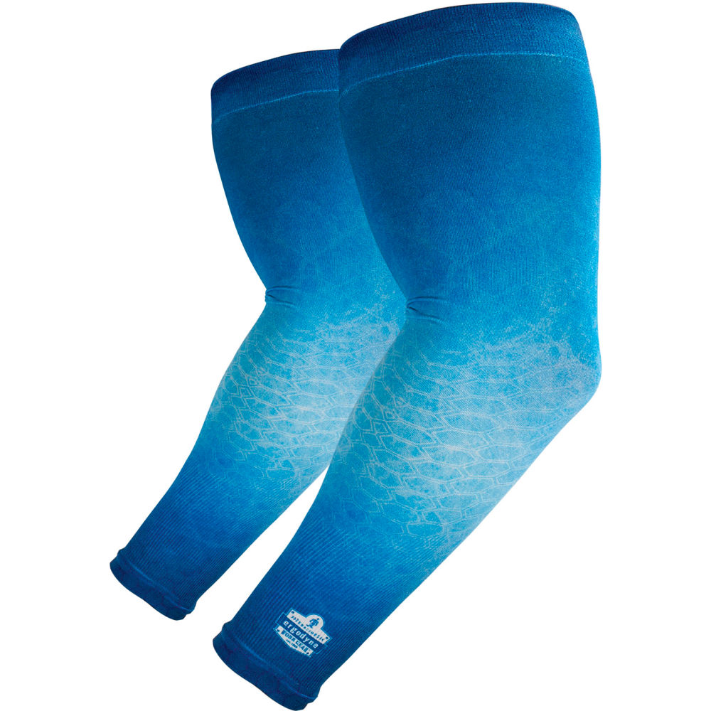 B3135766 Chill-Its 6695 Sun Protection Arm Sleeves, White - Extra Large & 2XL