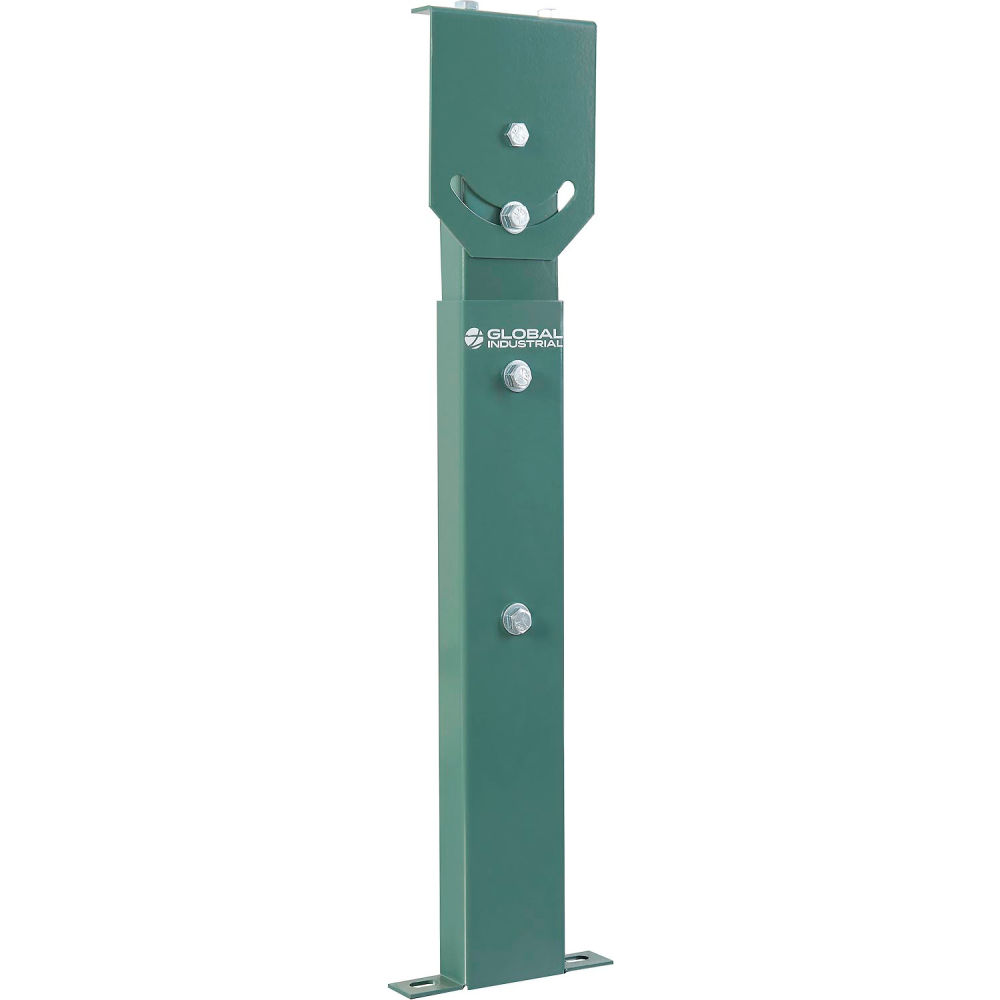 Global Industrial 293192 Adjustable Single Leg Support for Curved Conveyors - 24 to 36 in.