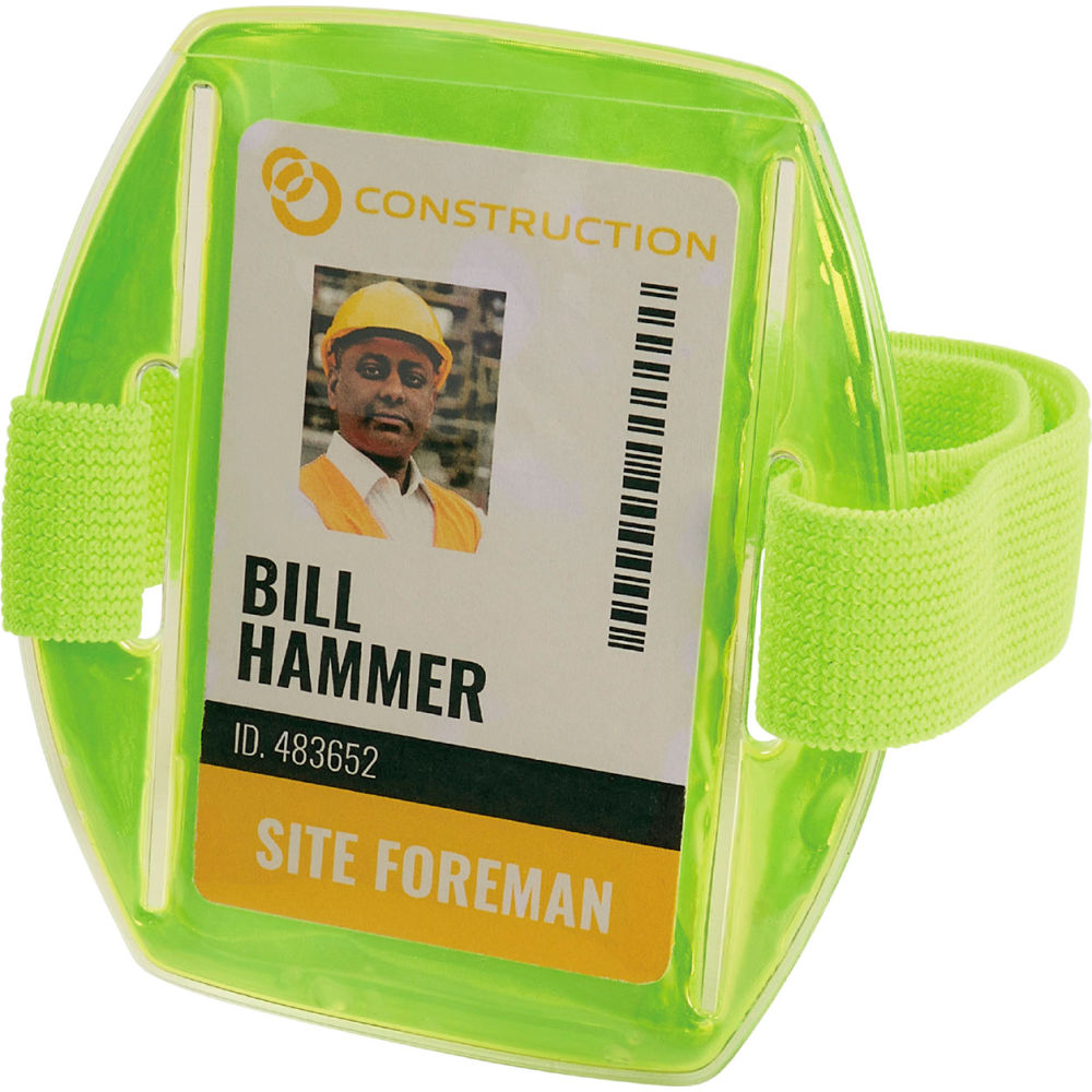 B3159261 Squids 3386 Arm Band ID & Decal Holder, Lime - One Size