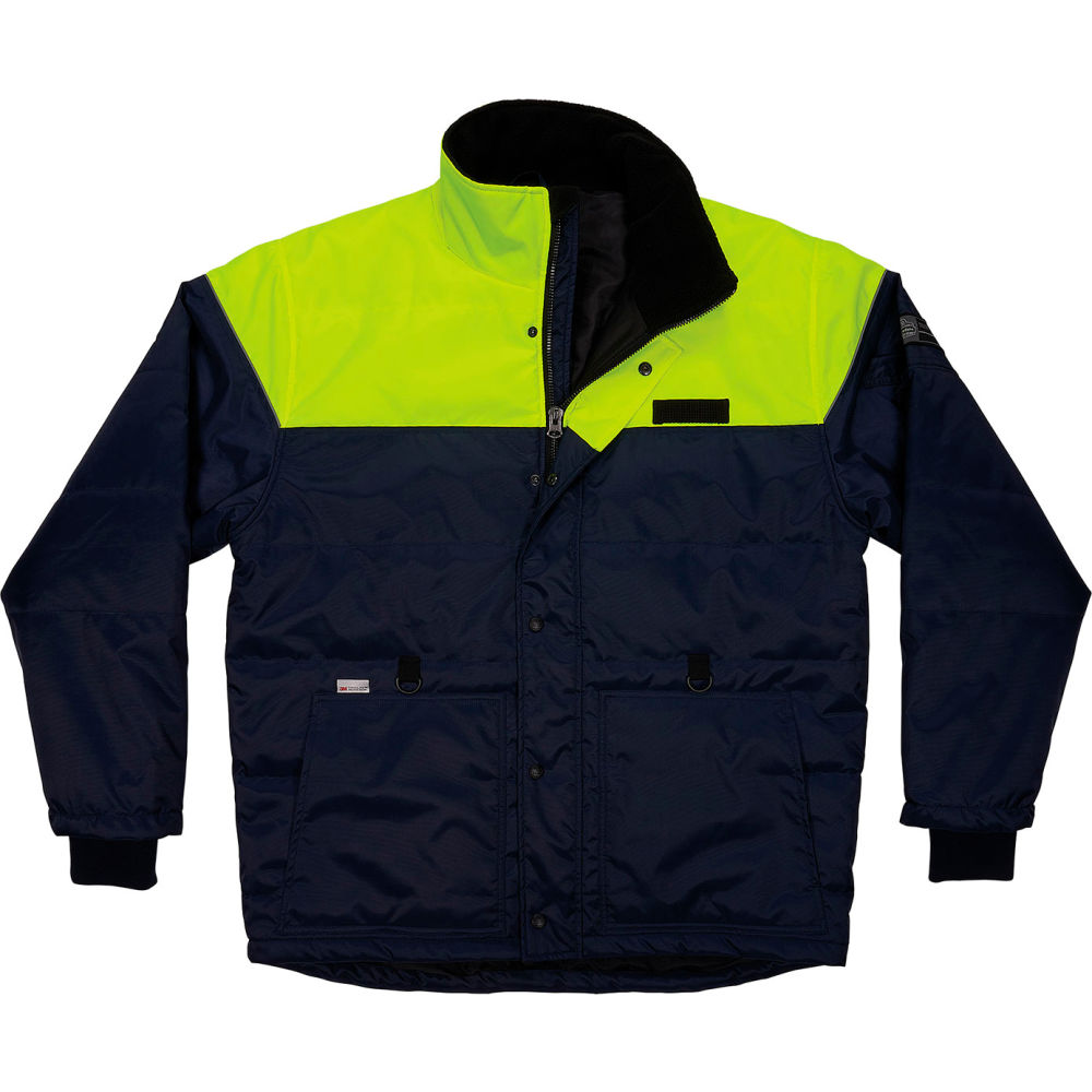 N-Ferno 6476 Thermal Insulated Freezer Jacket, Navy - Extra Large