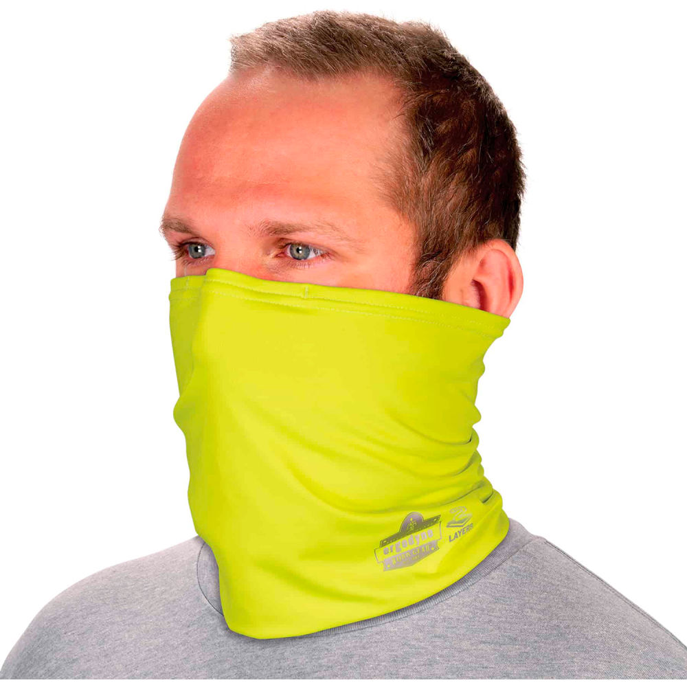 B3112978 Chill-Its 6489 2-Layer Cooling Multi-Band Performance Knit Hi-Vis, Lime 2XL & 3XL