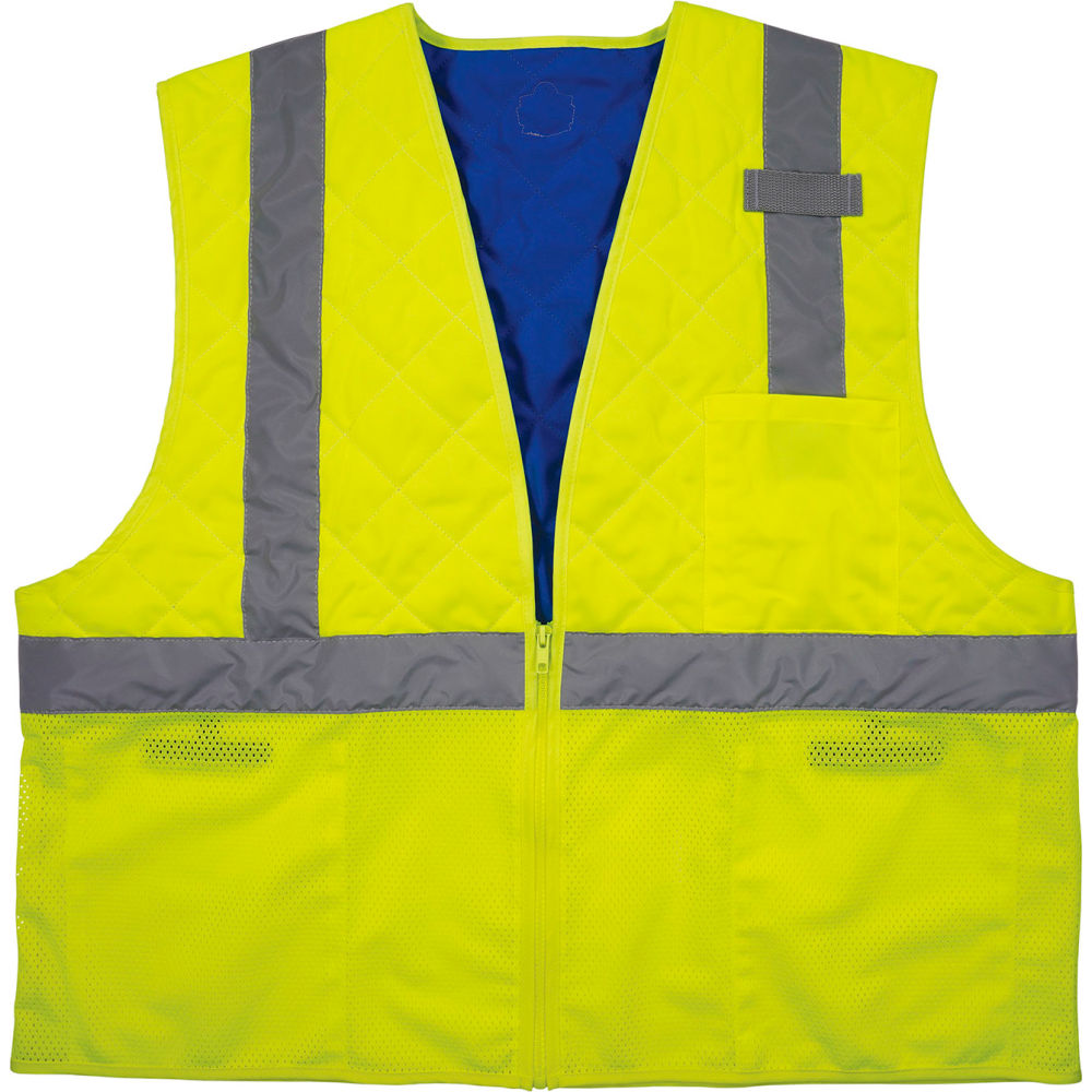 Chill-Its 6668 Hi-Vis Cooling Vest - Lime - 2XL - Lightweight & Breathable