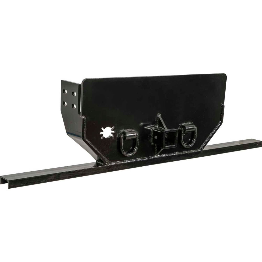 B2337150 2.5 in. Hitch Plate Receiver for GMC, Chevy & International 2019 Plus Bottom Channel, Black