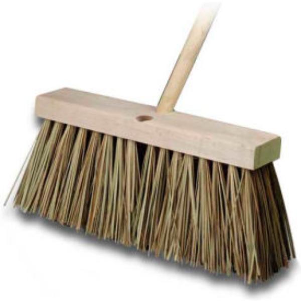 B607788 Palmyra 16 in. Street Broom Wood Handle