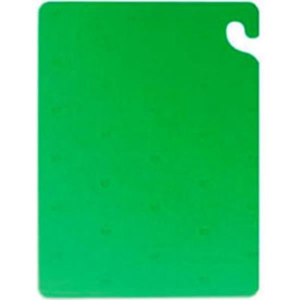 Picture of Carlisle Sanitary Maintenance B506761 Saf T Grip Cutting Board&#44; Green - 6 x 9 x 0.375 in.