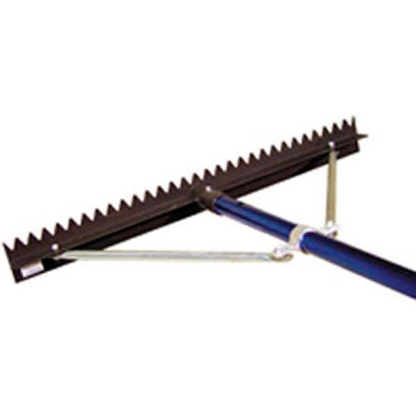 B607742 36 in. Sharp Tooth Lute Rake with 8 ft. Snap Handle