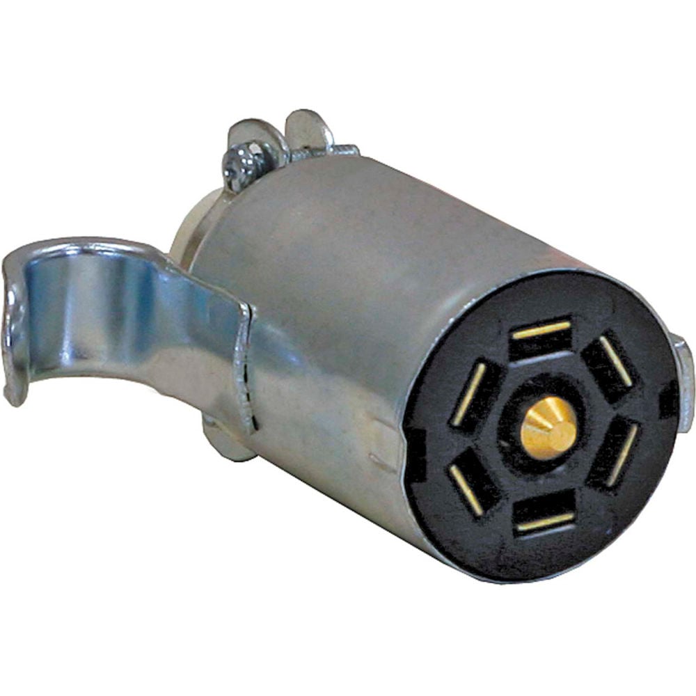 B2276429 7-Way Stamped Zinc Trailer Connector - Trailer Side - TC2007Z