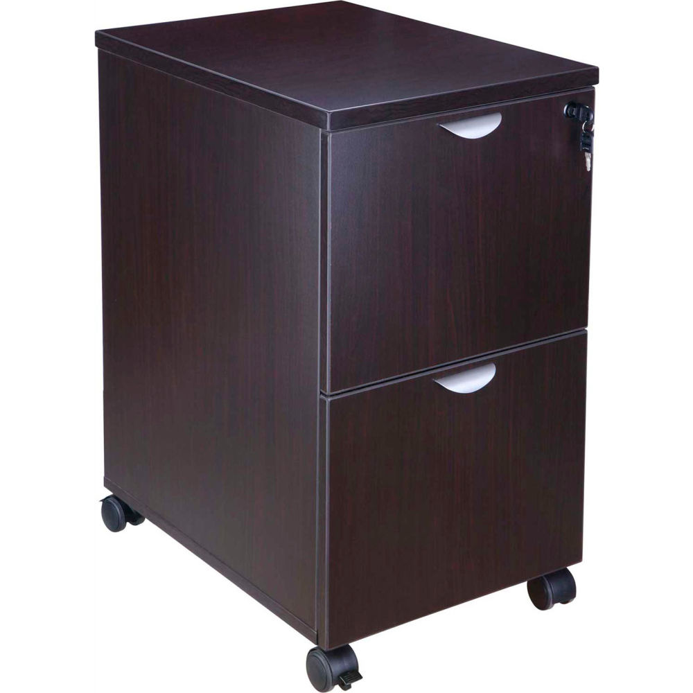 Mobile Pedestal,File/File Mocha,16"x22"x29.5"H