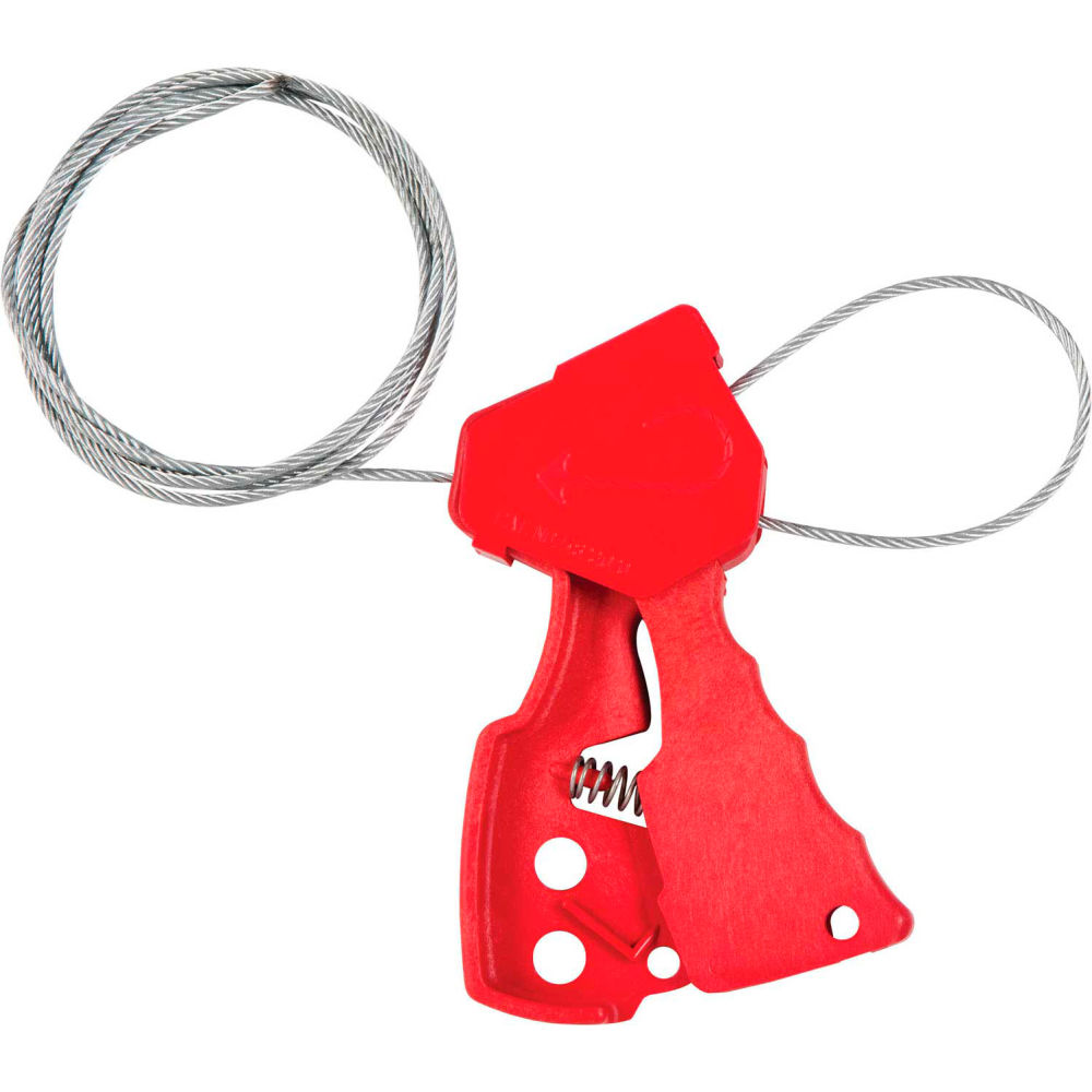 B2249427 65318 Cable Lockout with 6 ft. Cable Nylon - 1.125 x 6.5 in.