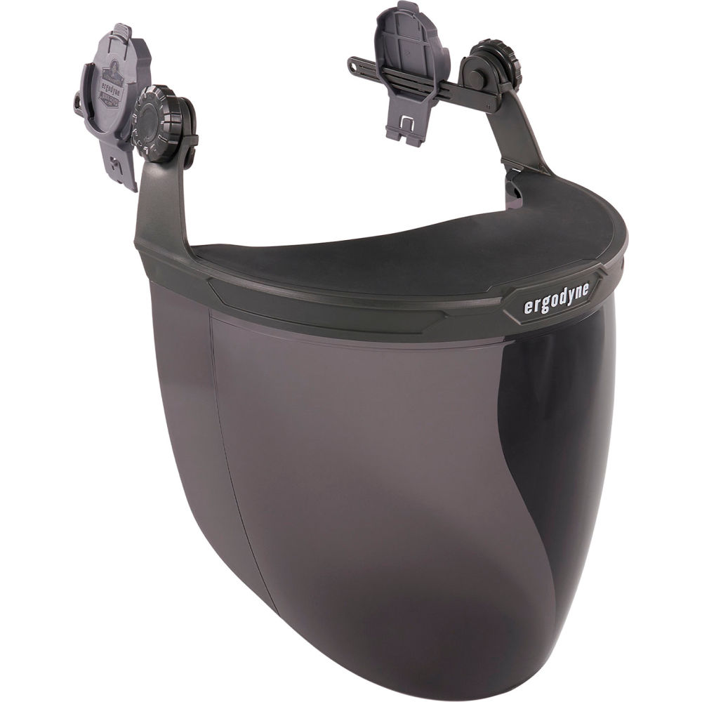 B3131840  8994 Hard Hat Face Shield for Cap-Style & Safety Helmet, Smoke