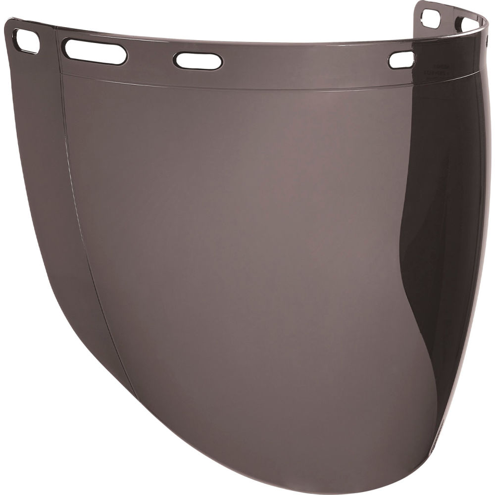Ergodyne Smoke Face Shield Replacement for Cap-Style Hard Hat & Safety Helmet - 60250