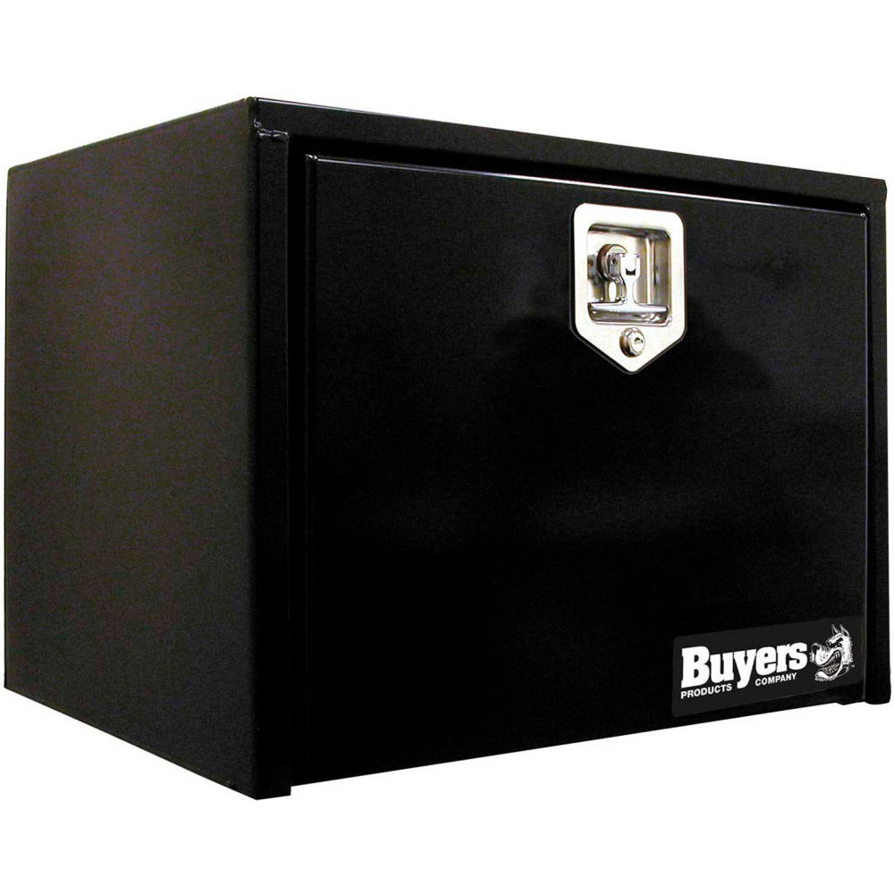 B2331993 14 x 12 x 30 in. Steel Underbody Truck Box with T-Handle, Black