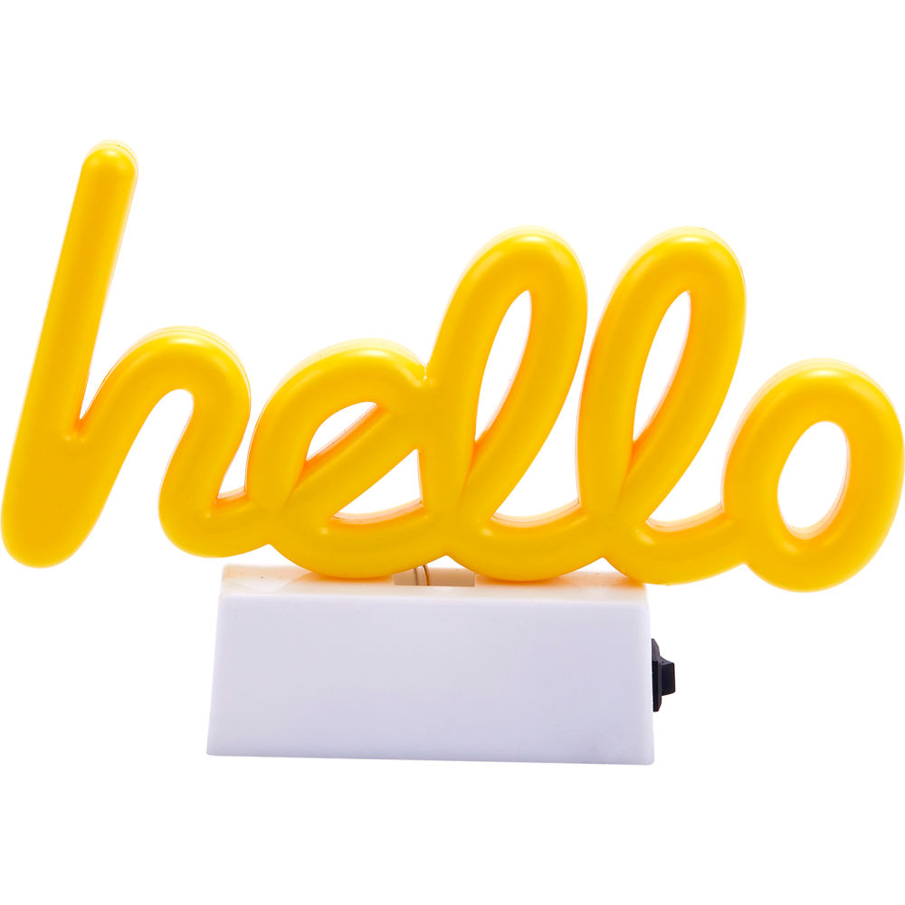 Picture of Amax B3085402 Locker Mate Hello Neon Light