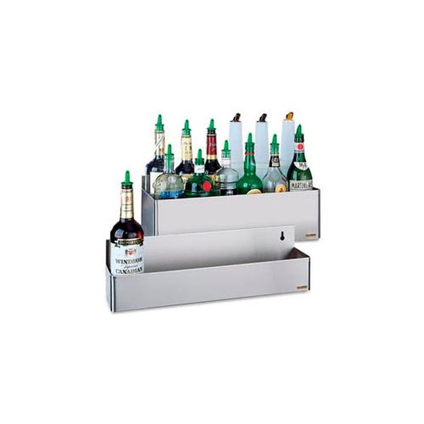Picture of Carlisle Sanitary Maintenance B378338 7.63 x 21.13 x 8 in. Stainless Steel Rack Bottle Holders