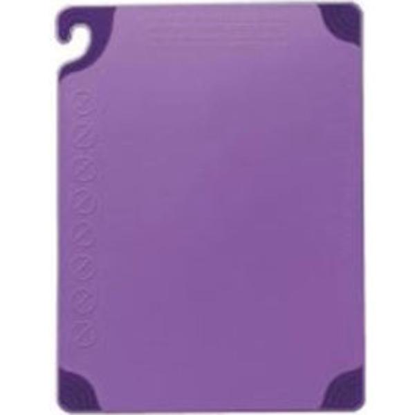Picture of Carlisle Sanitary Maintenance B507289 Saf T Grip Cutting Board&#44; Purple - 12 x 18 x 0.5 - Pack of 6