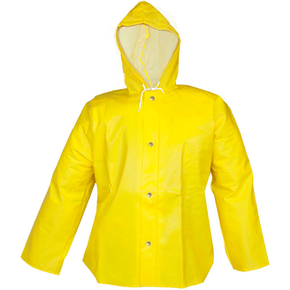Tingley Rubber B1378741 J31107 Webdri Storm Fly Front Hooded Jacket, Yellow - Extra Large