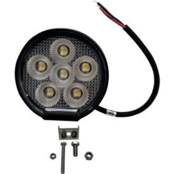 Picture of Carjamz B3144821 Race Sport Lighting IQ Round Auxiliary LED Flood Beam Light with 6 LED&#44; Clear - 3 in.