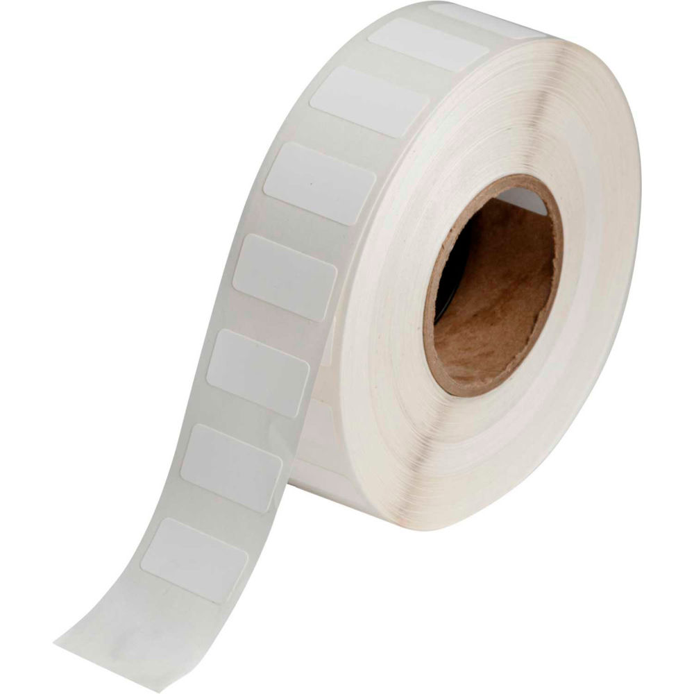 B2347062 J20-59-7425J Polypropylene Label, White - 1 x 0.5 in. - 2000 per Roll