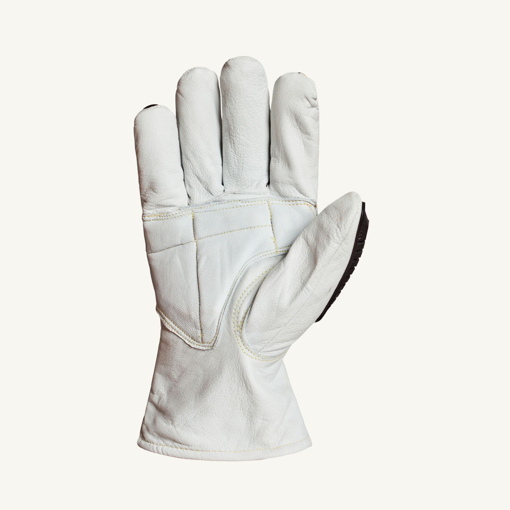 Picture of Superior Glove Works USA B3123222 Superiorglove Endura Goatskin Leather Blended Kevlar Lining Gloves - ANSI A6 - Medium - Pack of 12