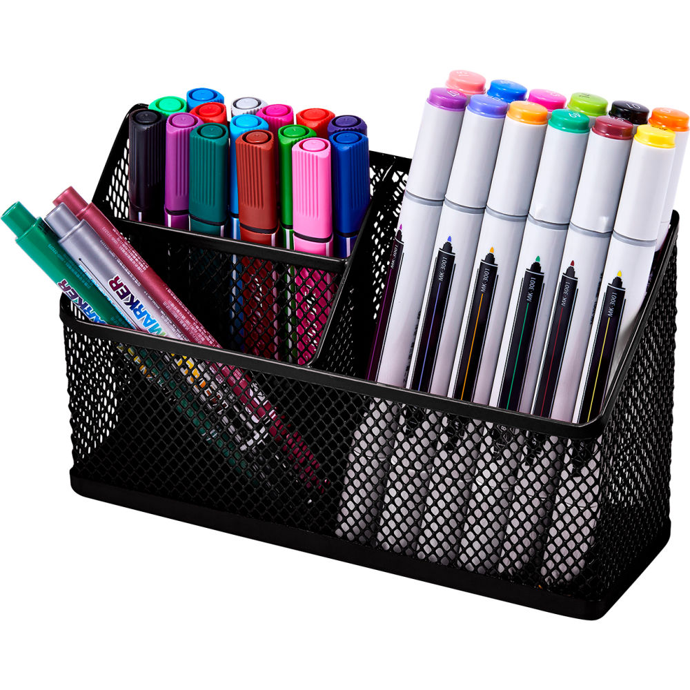 Picture of Amax B3085400 Locker Mate Its Academic Magnetic Pencil Holder&#44; Black