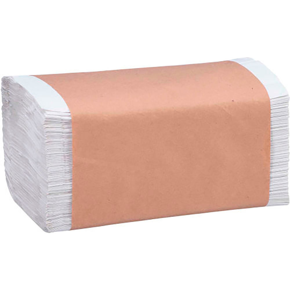 B3085226 Marcal Single-Fold Paper Towels, Natural - 334 Sheets - Pack of 12