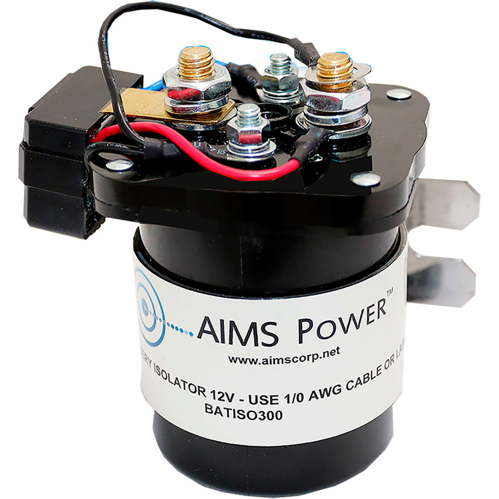 Picture of Aims Operating B3144886 300A Automatic Battery Isolator with Optional Override Switch